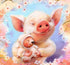Cute Pig & Baby DIY Painting Kit